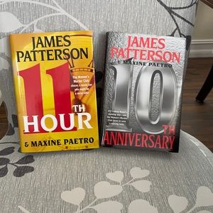 Bundle 2 James Patterson books. Hardcover pre owned good condition.